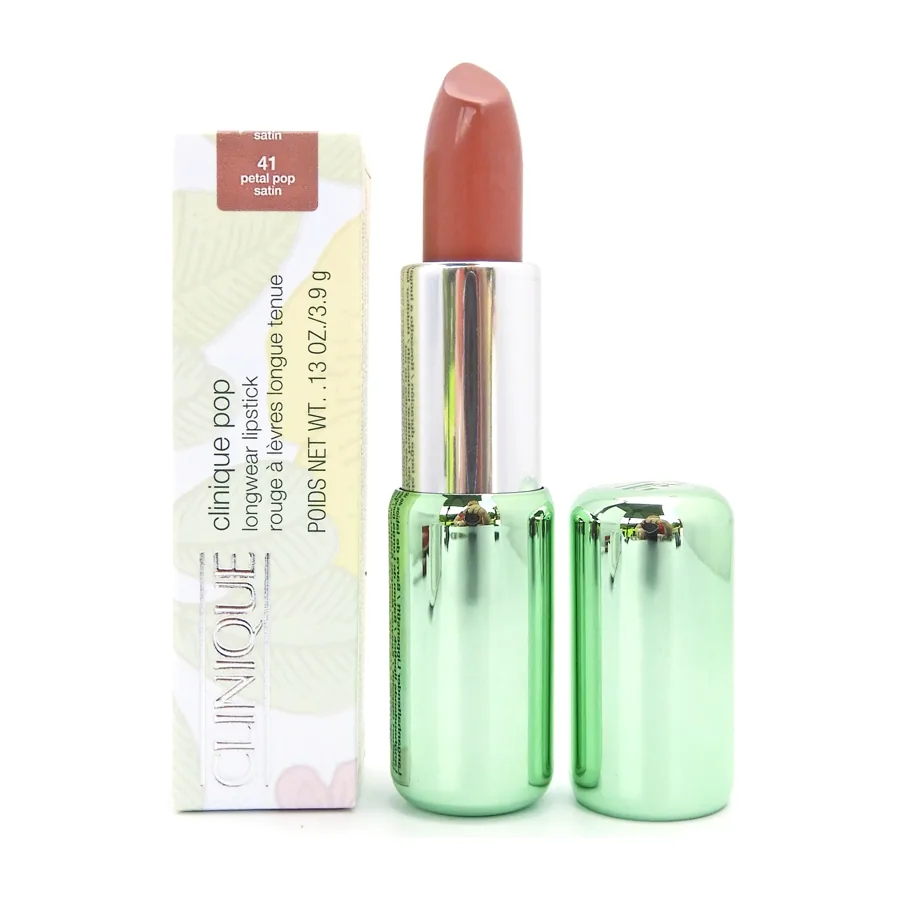Clinique Pop Longwear Satin Lipstick - Petal Pop 3.9g
