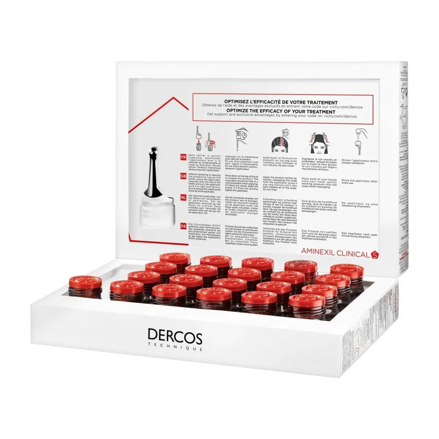 Vichy Dercos Aminexil Clinical 5 Women Anti-Hair Loss Treatment 21 x 6ml