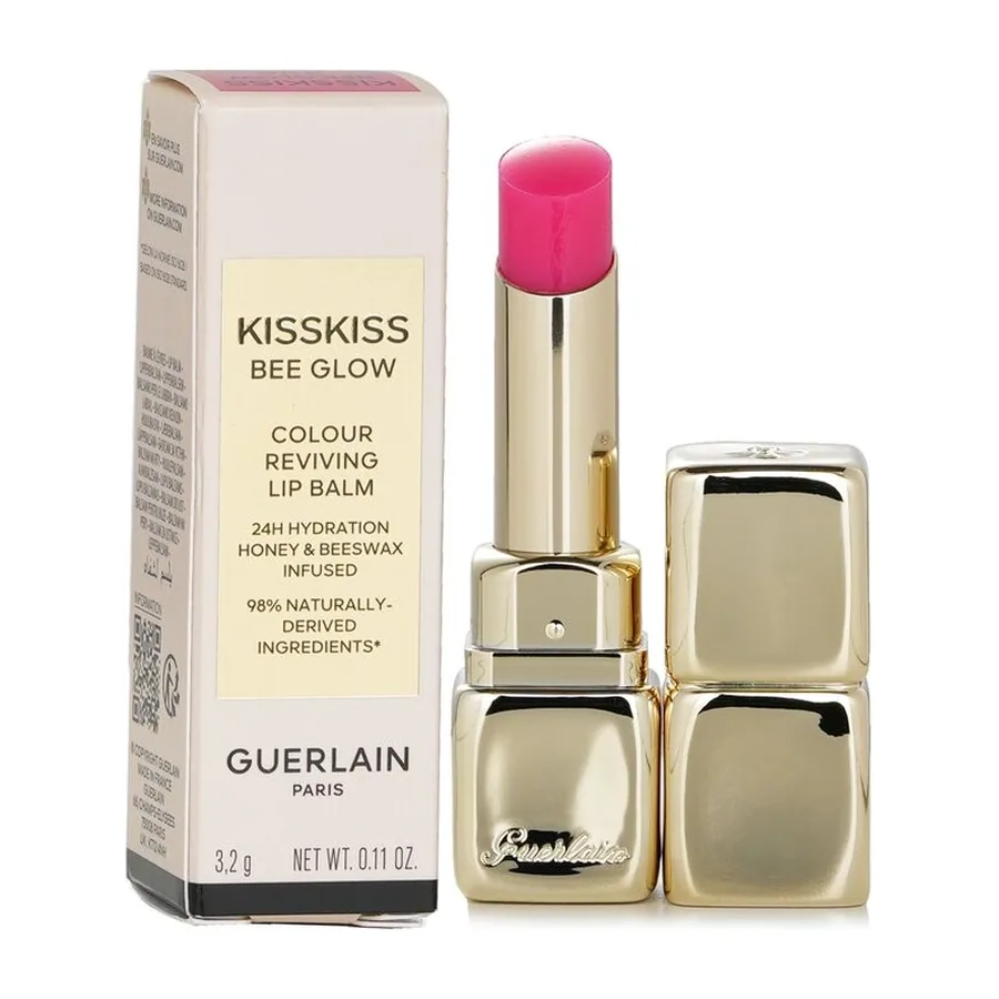 Guerlain KissKiss Bee Glow Lip Balm 458 Pop Rose 3.2g