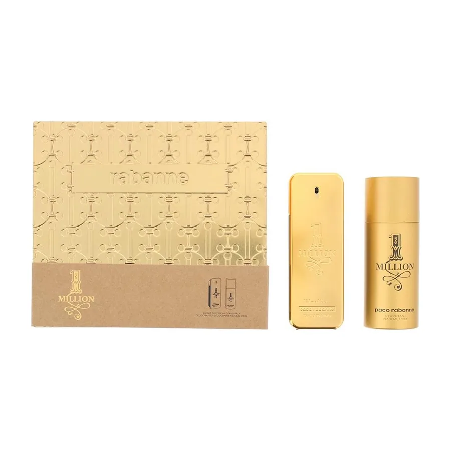 Paco Rabanne 1 Million Eau de Toilette Spray 100ml + Deodorant Spray 150ml + Eau de Toilette Spray 10ml