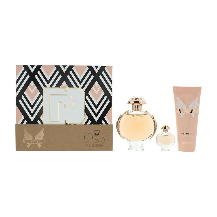 Paco Rabanne Olympea Eau de Parfum Spray 80ml + Body Lotion 100ml + Eau de Parfum Spray 10ml