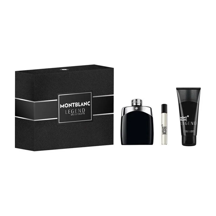 Montblanc Legend Eau de Toilette Spray 100ml+sg 100ml+edt-S 7.5ml