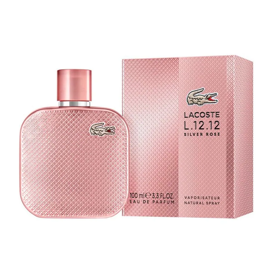 Lacoste L.12.12 Silver Rose Eau de Parfum Spray 100ml