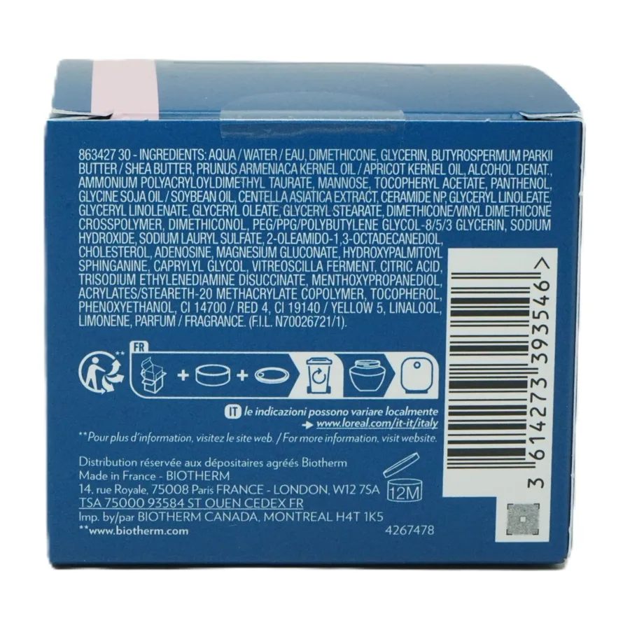 Biotherm Aquasource Cica Nutri Cream 50ml