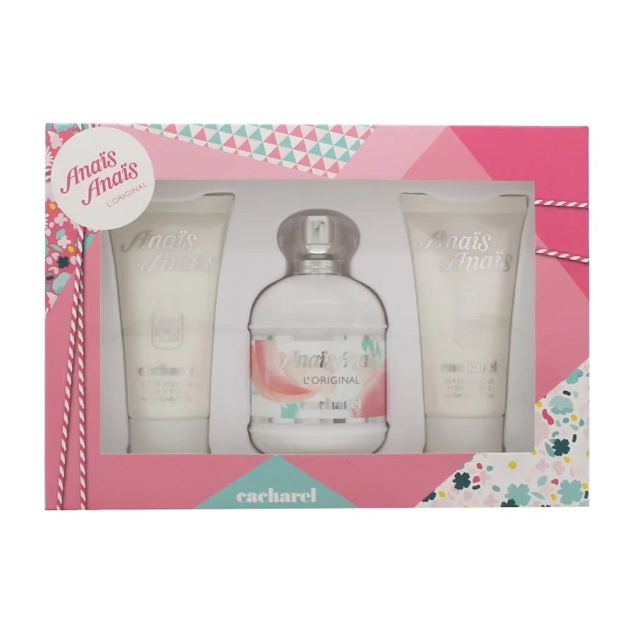 Cacharel Anais Anais Eau de Toilette Spray – 100ml + 2 x Body Lotion 50ml