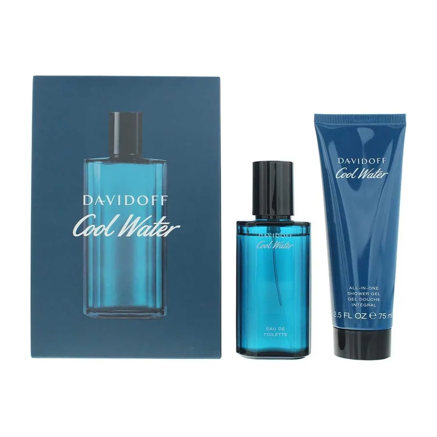 Davidoff Cool Water Eau de Toilette Spray 40ml + Shower Gel 75ml Tr