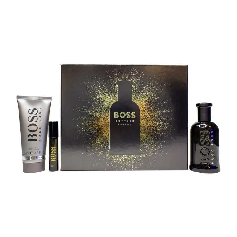 Hugo Boss Bottled Parfum 100ml + Shower Gel 100ml + Parfum 10ml