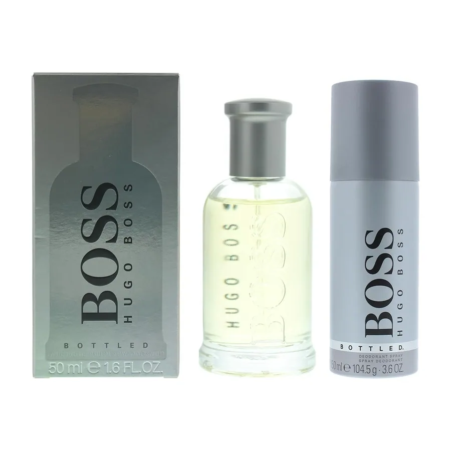 Hugo Boss Bottled Eau de Toilette Spray - 50ml + Deodorant Spray 150ml