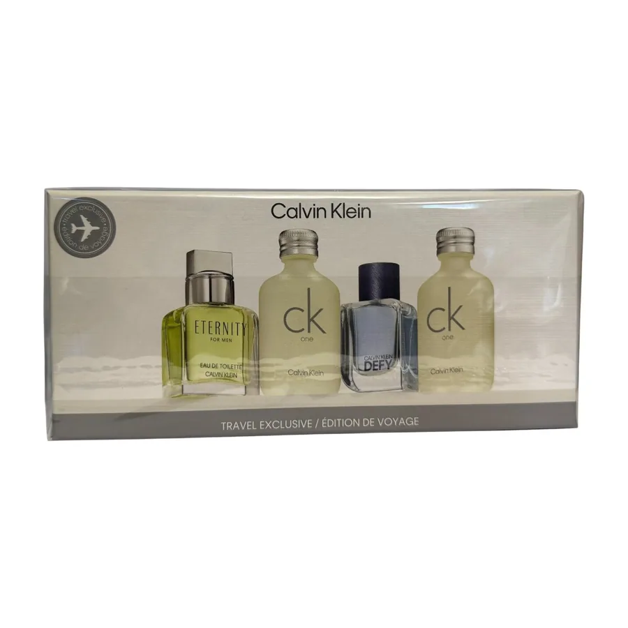 Calvin Klein Men 4 x 15ml Eau de Toilette Mini Gift Set