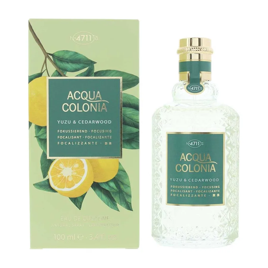 4711 Acqua Colonia Yuzu & Cedarwood Eau de Cologne 100ml
