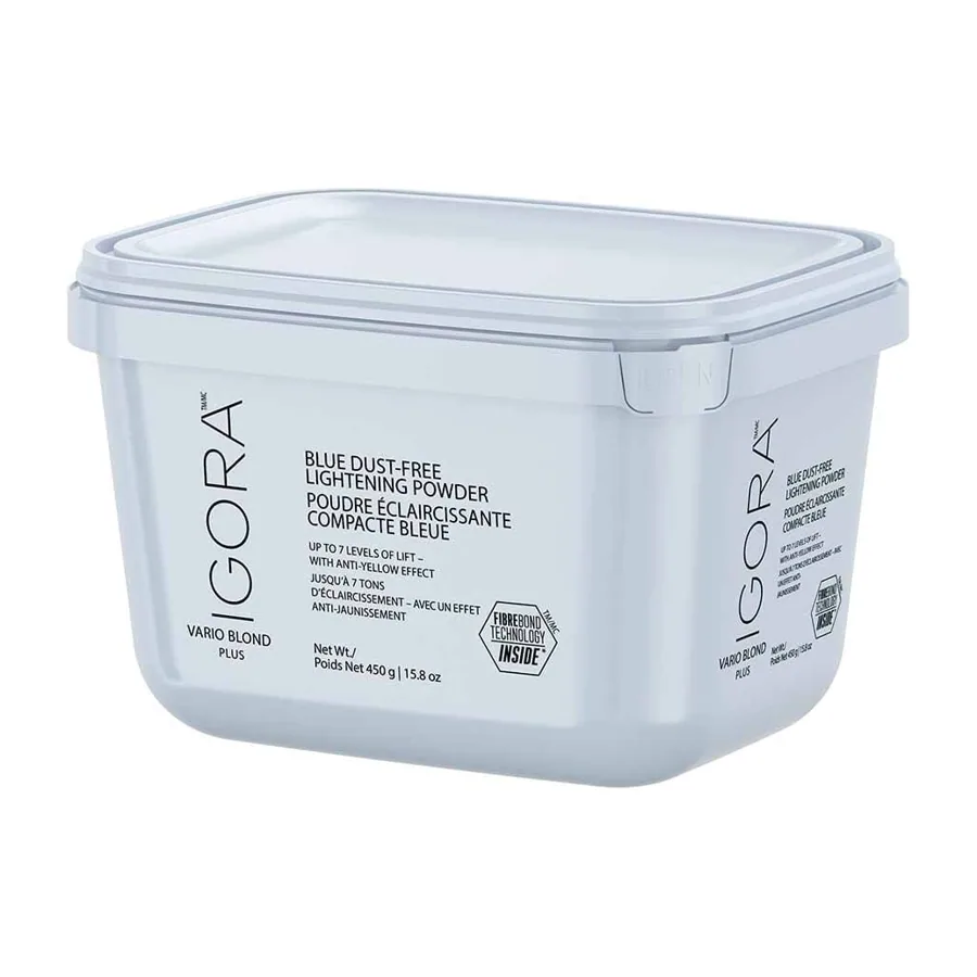 Schwarzkopf Professional Igora Vario Blond Plus Blue Dust-Free Lightening Powder 450g