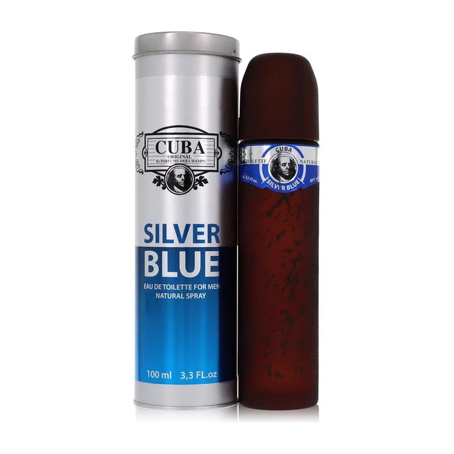 Cuba Original Silver Blue Eau de Toilette Spray 100ml
