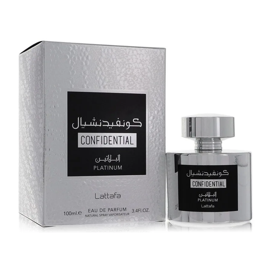 Lattafa Confidential Platinum Eau de Parfum Spray 100ml