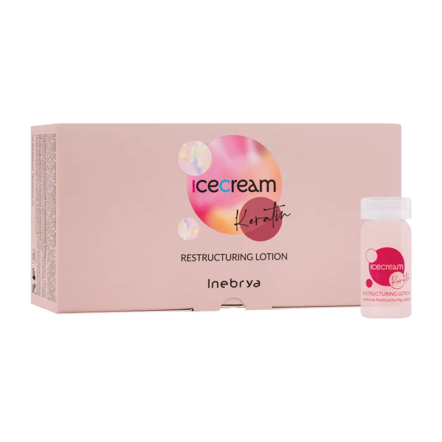 Inebrya Ice Cream Keratin Restructuring Lotion 12 x 11ml