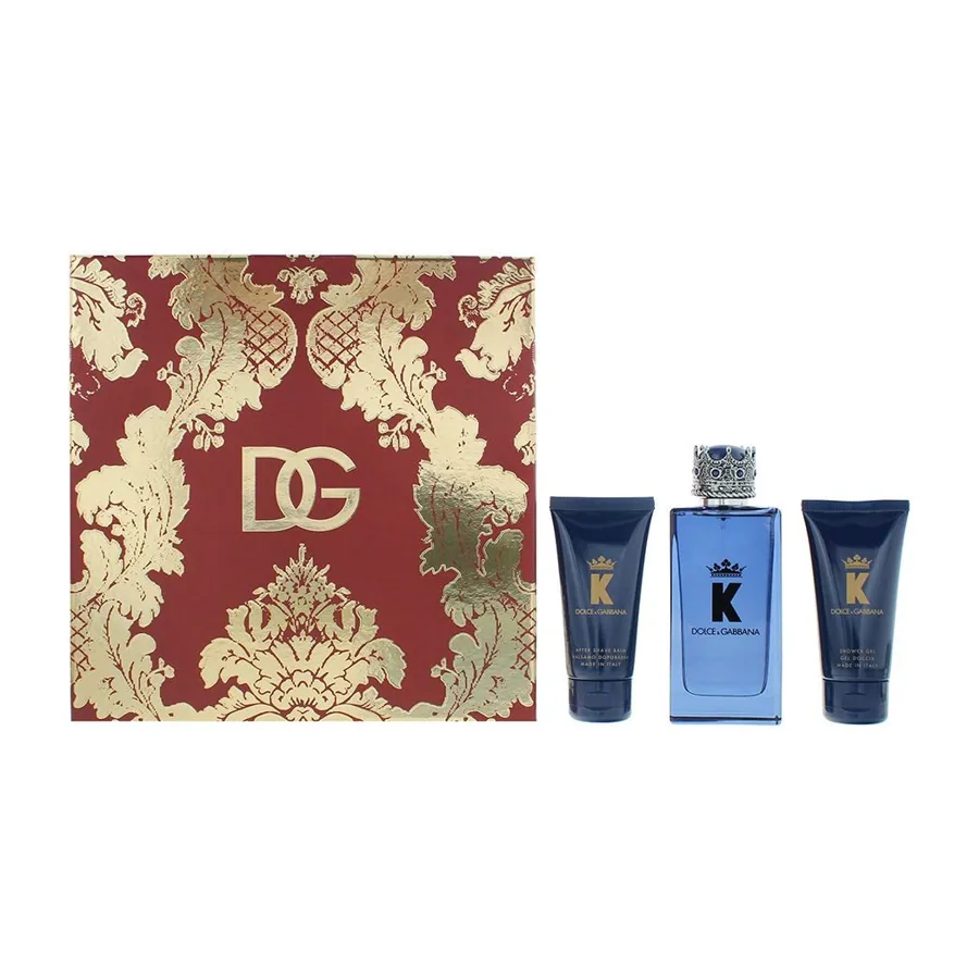 Dolce & Gabbana K 100ml Eau de Toilette Spray / 50ml Aftershave Balm / 50ml Shower Gel