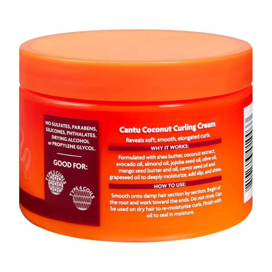 Cantu Shea Butter for Natural Hair Coconut Curling Cream 340g