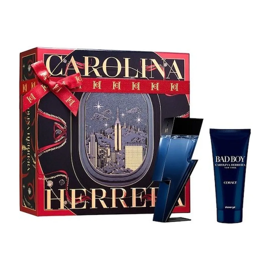 Carolina Herrera Bad Boy Cobalt Eau de Parfum Spray – 100ml + Shower Gel 100ml