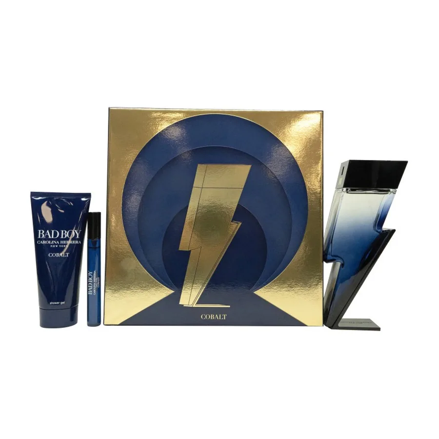 Carolina Herrera Bad Boy Cobalt Eau de Parfum 100ml + Shower Gel 100ml + Eau de Parfum 10ml