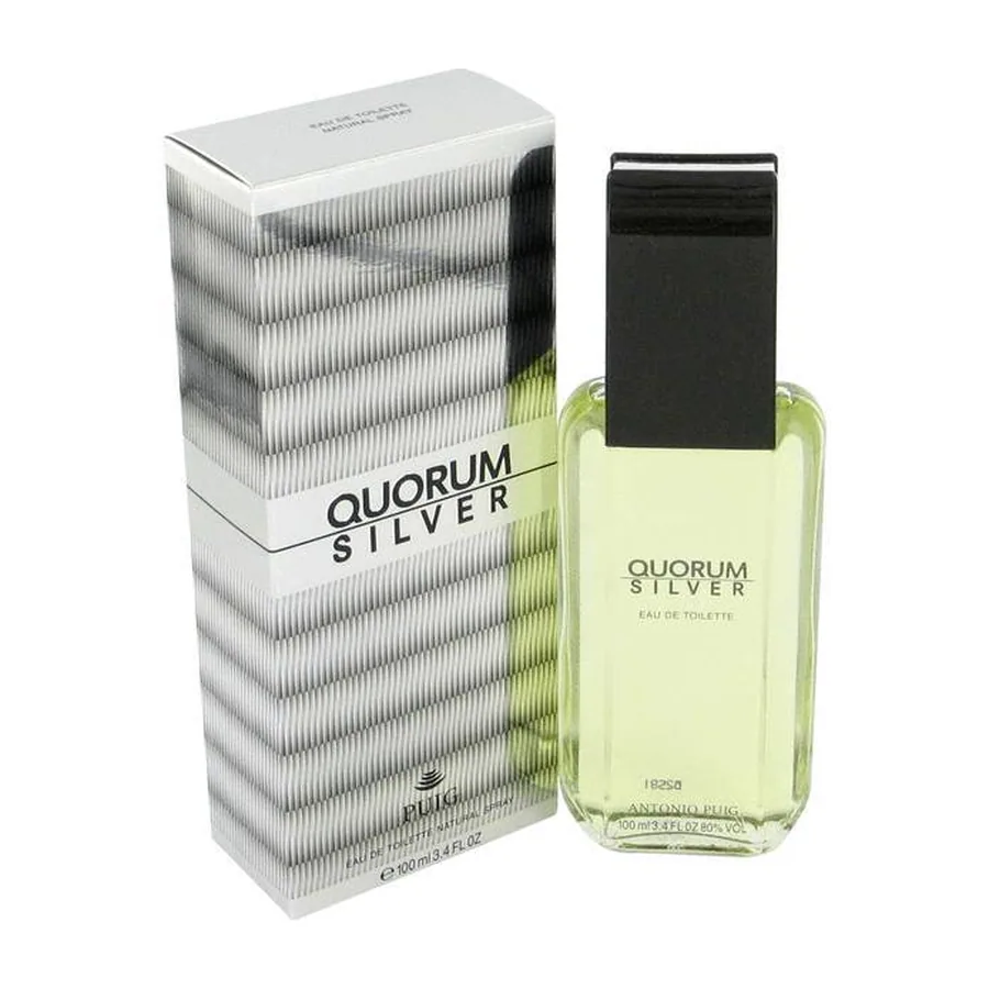 Puig Quorum Silver Eau de Toilette Spray 100ml