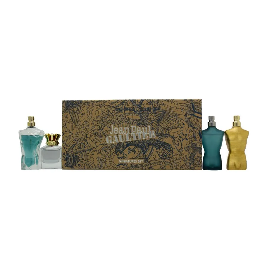 Jean Paul Gaultier Gift Set Mini J.p.g le Male Edt, Scandal le Male Elixir, Beau Eau de Toilette 4 x 7ml (4 Pcs Mini Set)