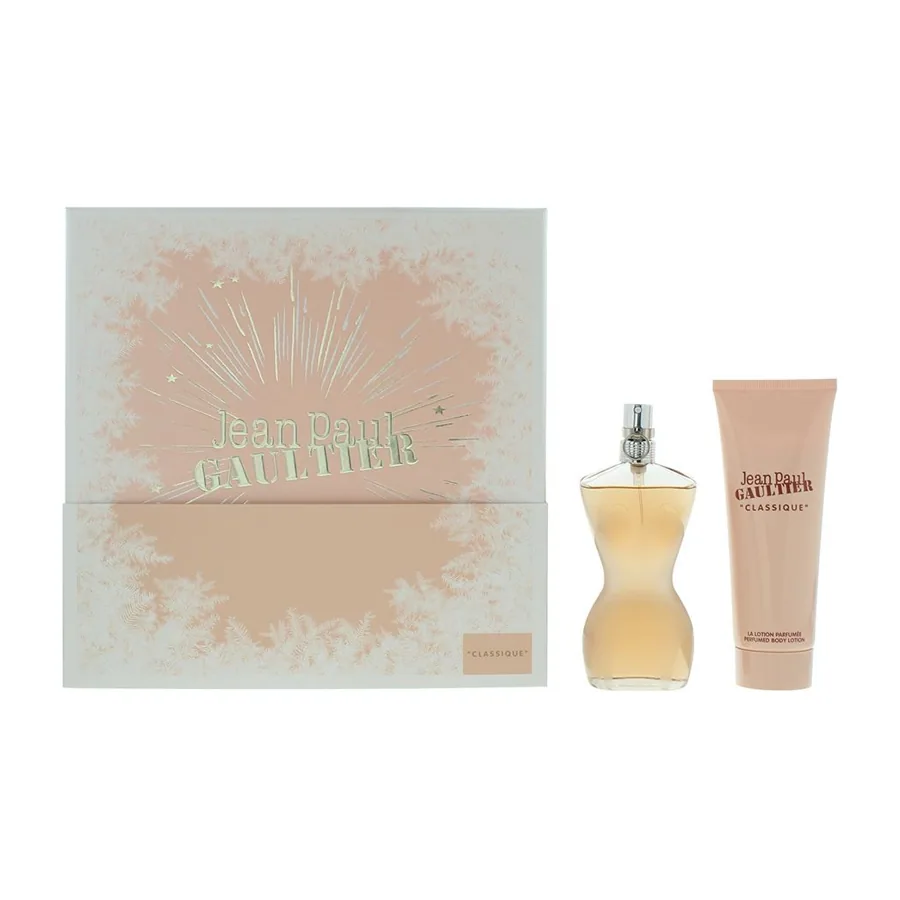 Jean Paul Gaultier Classique Eau de Toilette Spray 100ml + Body Lotion 75ml Christmas Gift Set