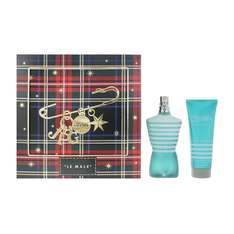 Jean Paul Gaultier le Male Eau de Toilette Spray 75ml + Shower Gel 75ml Christmas Gift Set