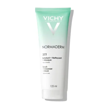 Vichy Normaderm 3-in-1 Scrub, Cleanser and Mask 125ml