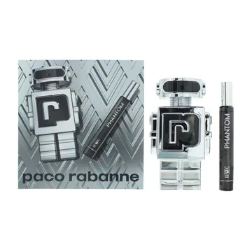 Paco Rabanne Phantom Eau de Toilette Spray 100ml + Deodorant Spray 150ml + Eau de Toilette Spray 10ml