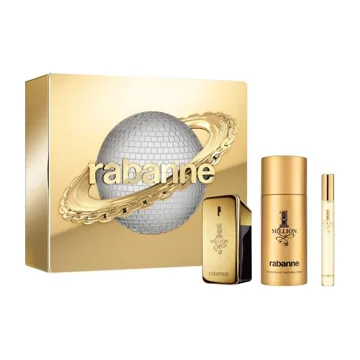 Paco Rabanne 1 Million Eau de Toilette Spray 50ml + Eau de Toilette Spray 10ml Christmas Gift Set