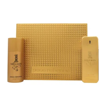 Paco Rabanne 1 Million Eau de Toilette Spray 100ml + Deodorant Spray 150ml Christmas Gift Set