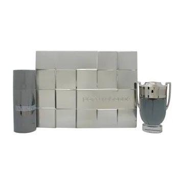 Paco Rabanne Invictus Eau de Toilette Spray 100ml + Deodorant Spray 150ml Christmas Gift Set