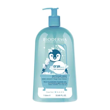 Bioderma ABCDerm Gel Moussant Mild Cleansing Foaming Gel 1000ml