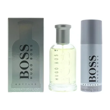 Hugo Boss Bottled Eau de Toilette Spray - 50ml + Deodorant Spray 150ml