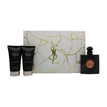 Yves Saint Laurent Black Opium Eau de Parfum Spray 50ml + Body Lotion 50ml Tr