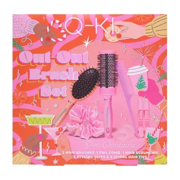 Q-KI Hair Brush Set 8 Pieces