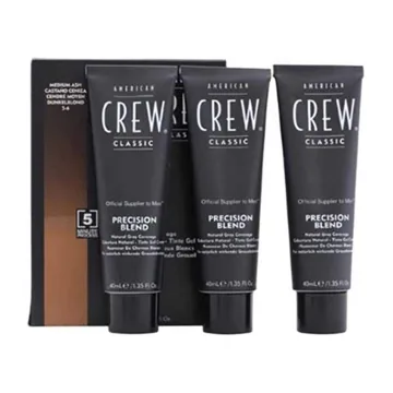 American Crew Precision Blend Medium Natural 4-5 Grey Coverage 3 x 40ml