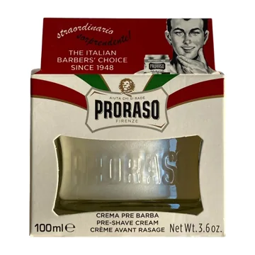 Proraso White Pre-Shaving Cream Sensitive Green Tea and Oat 100ml
