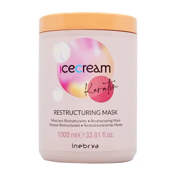 Inebrya Ice Cream Keratin Restructuring Hair Mask 1000ml