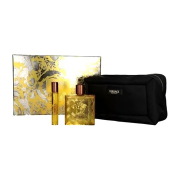 Versace Eros Energy 100ml Eau de Parfum Spray / 10ml Eau de Parfum Spray / Toiletry Bag