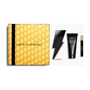 Carolina Herrera Bad Boy Eau de Toilette Spray 100ml + Shower Gel 100ml + Eau de Toilette 10ml